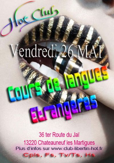 Soirée cours de langues